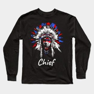 Native American Chief Long Sleeve T-Shirt